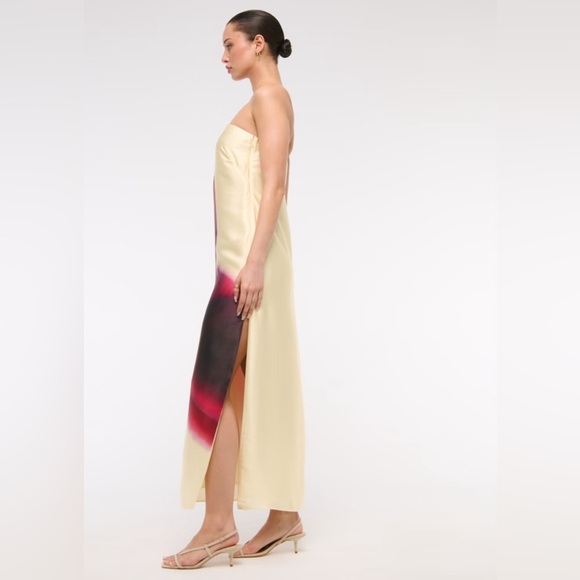 Abercrombie + Fitch SOLD OUT Julia Strapless flower Dress - Picture 2 of 2